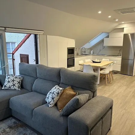 Ferienwohnung Atico Mirando O Mar Porto do Son Exterior foto